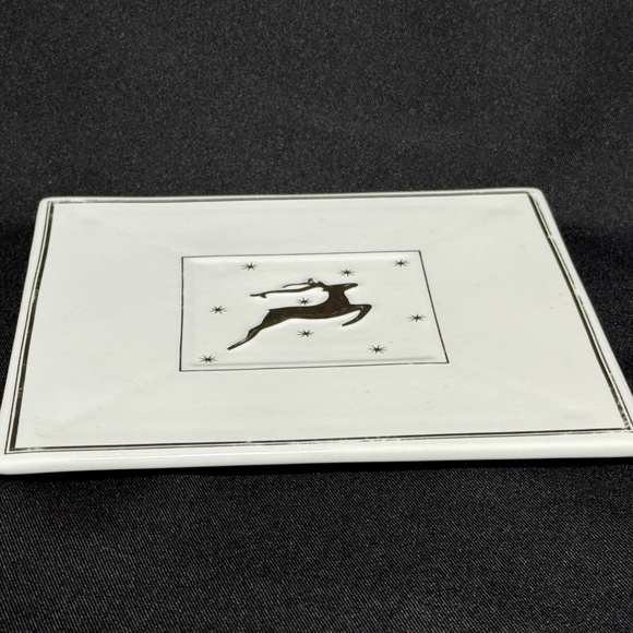 Make the Season Bright Gold Christmas Reindeer Trivet Tile 7" - Picture 4 of 5